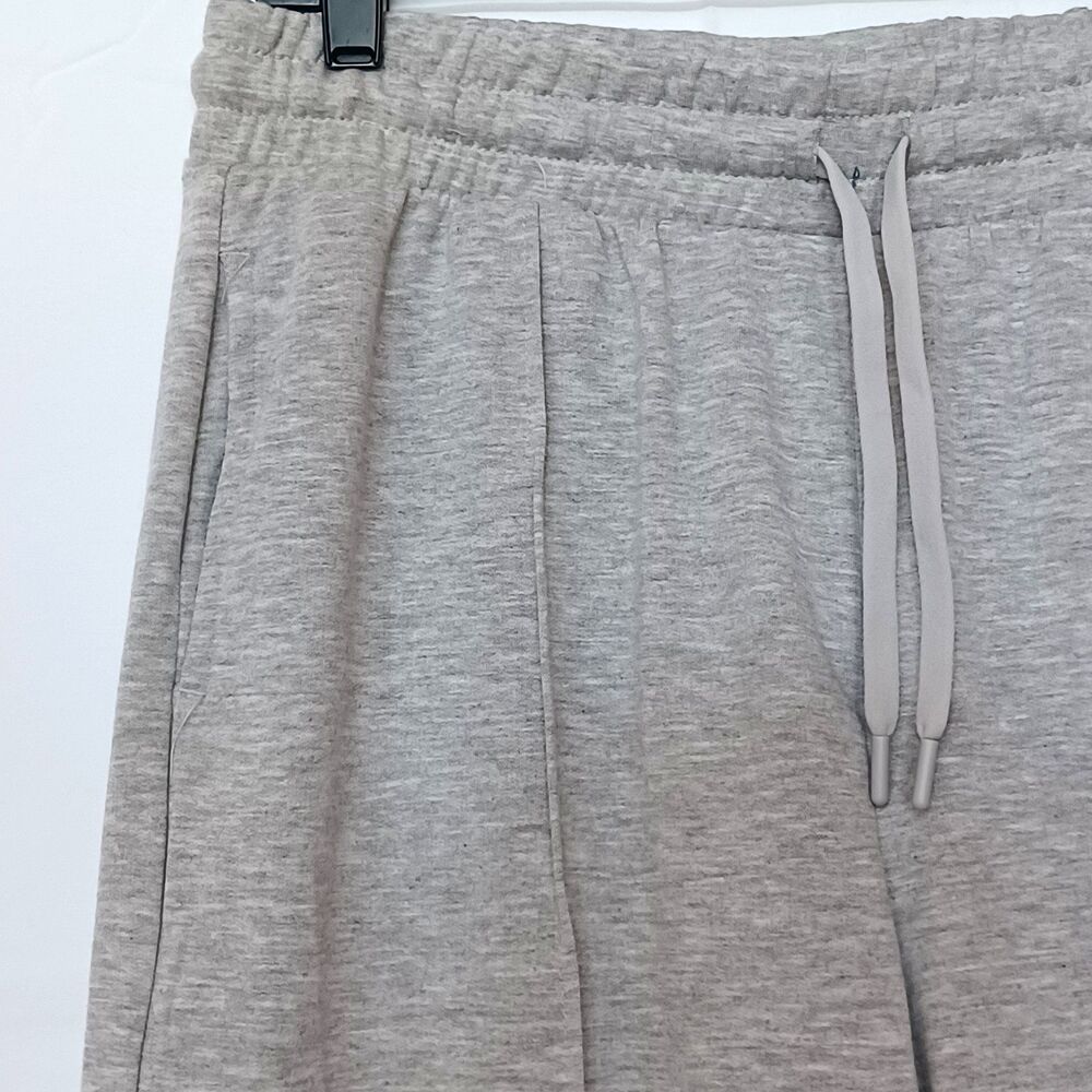 Velocity Terry Molly Women’s L Gray Pintuck Sweatpants Drawstring Pockets NWT - Picture 6 of 12